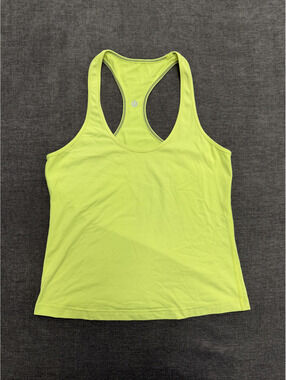 Lululemon Women's Lime Green Racerback Tank Top